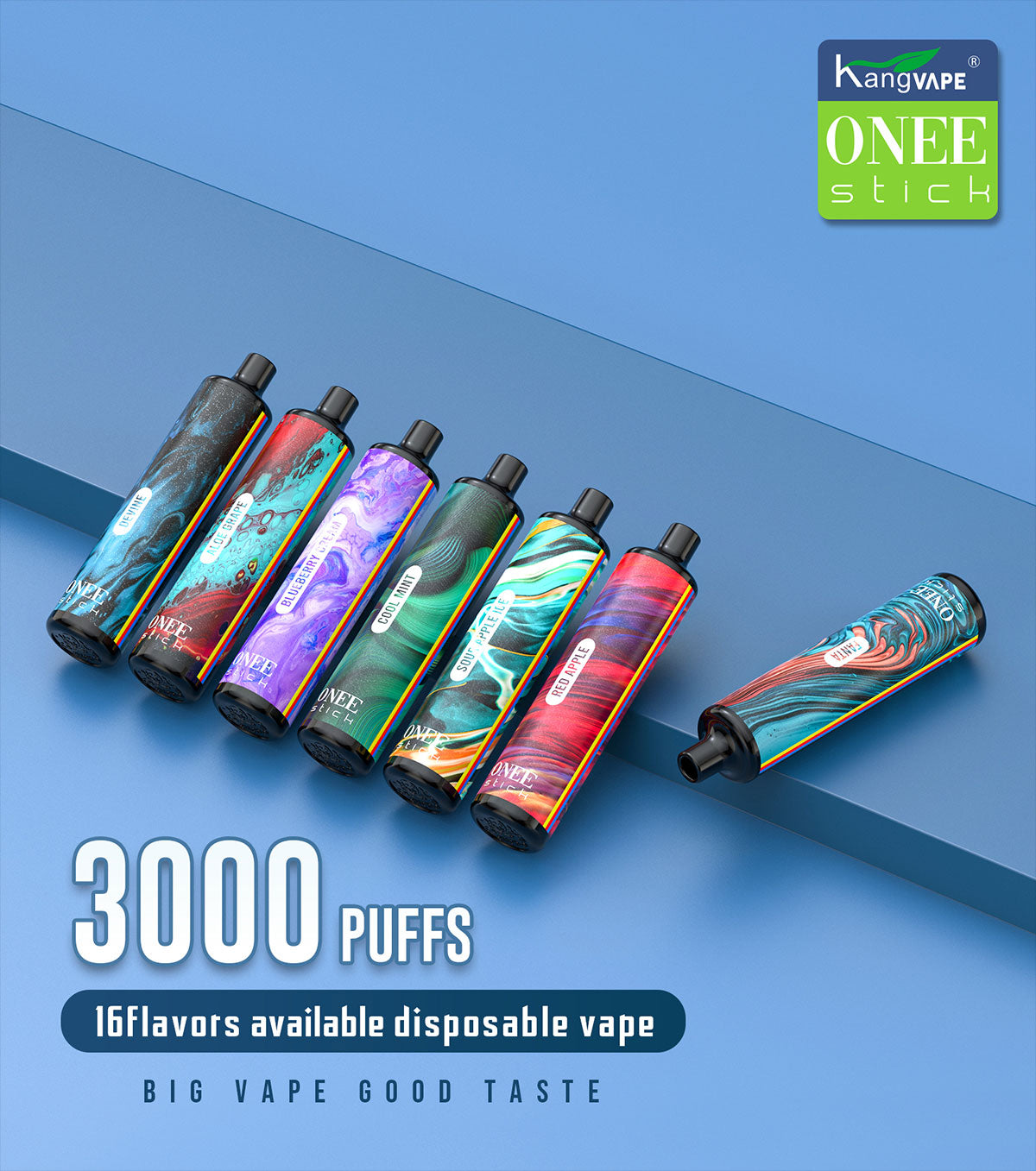 KangVape Onee Stick 3000 Puffs 5% Vape Desechable